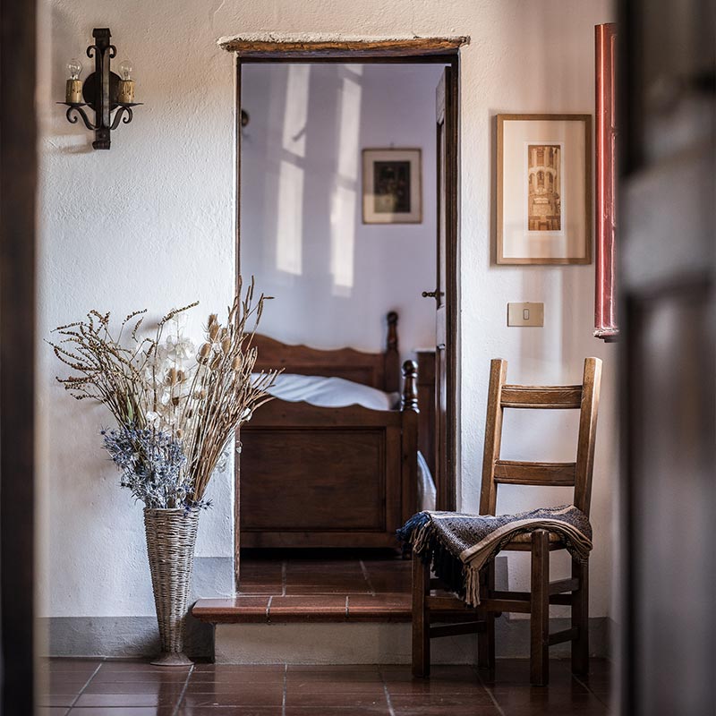 View through doorway of bedroom at Al Bastini